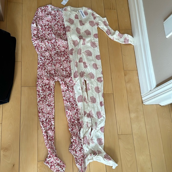 Lot of 2 footed sleepers size 5t - Picture 1 of 2
